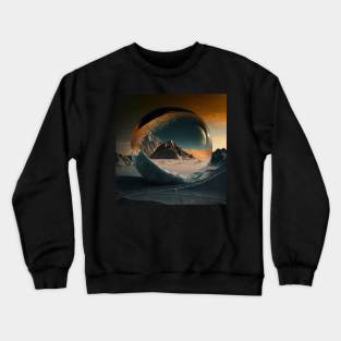 abstract mountain Crewneck Sweatshirt